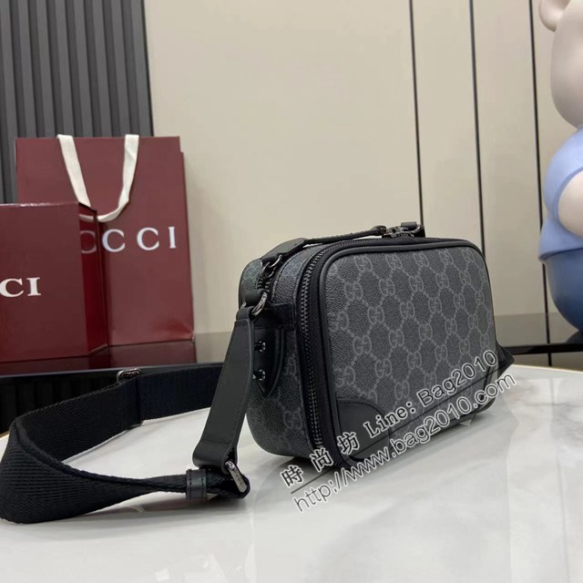 Gucci專櫃古馳最新款2025早春男士包袋系列單肩斜挎包 jh2800型號：821217